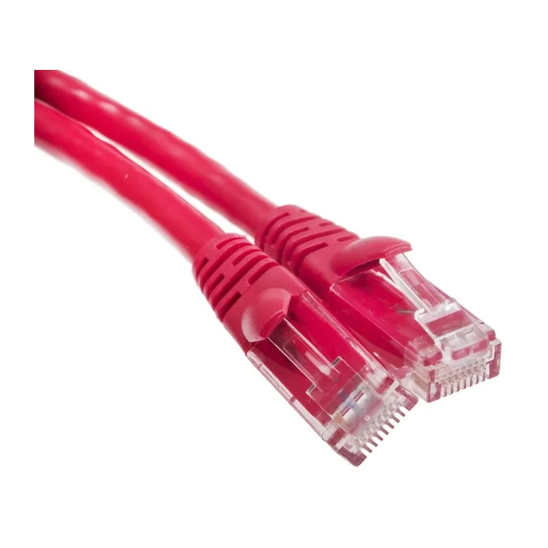 RS PRO Cat6 Ethernet Cable, 5 m Length, Red U/UTP PVC Jacketed RJ45 Male to RJ45 Male 557-133