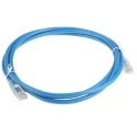 RS PRO Cat6 Ethernet Cable 2 m Blue RJ45 Male to RJ45 Male U/UTP PVC 557-082