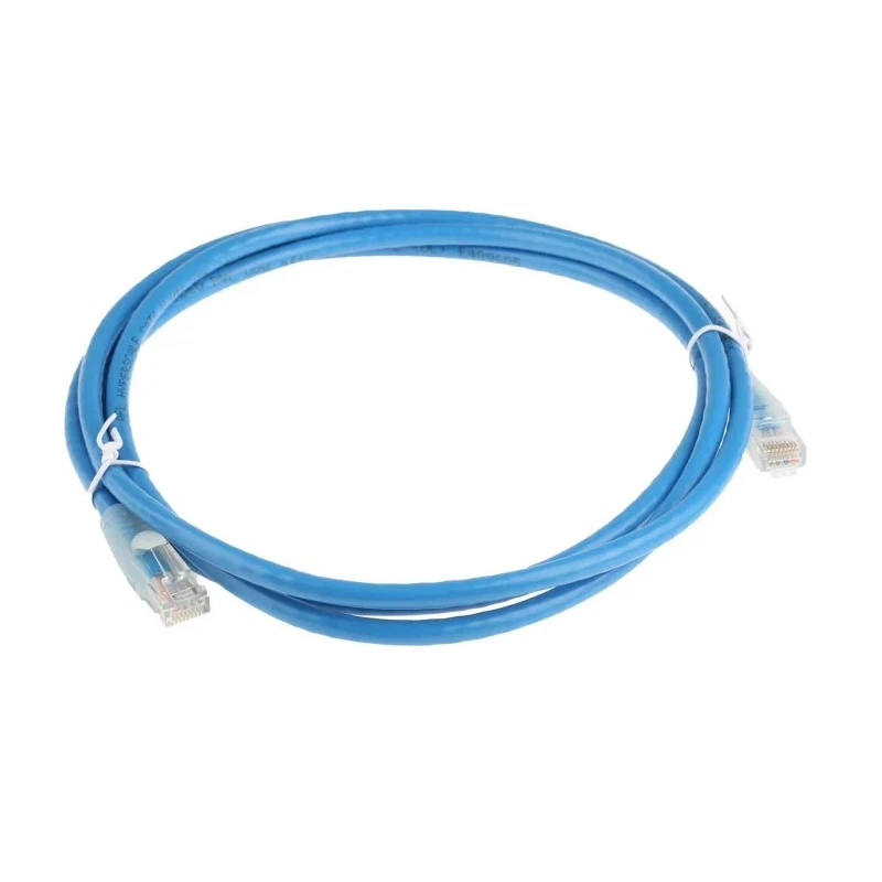 RS PRO Cat6 Ethernet Cable 2 m Blue RJ45 Male to RJ45 Male U/UTP PVC 557-082