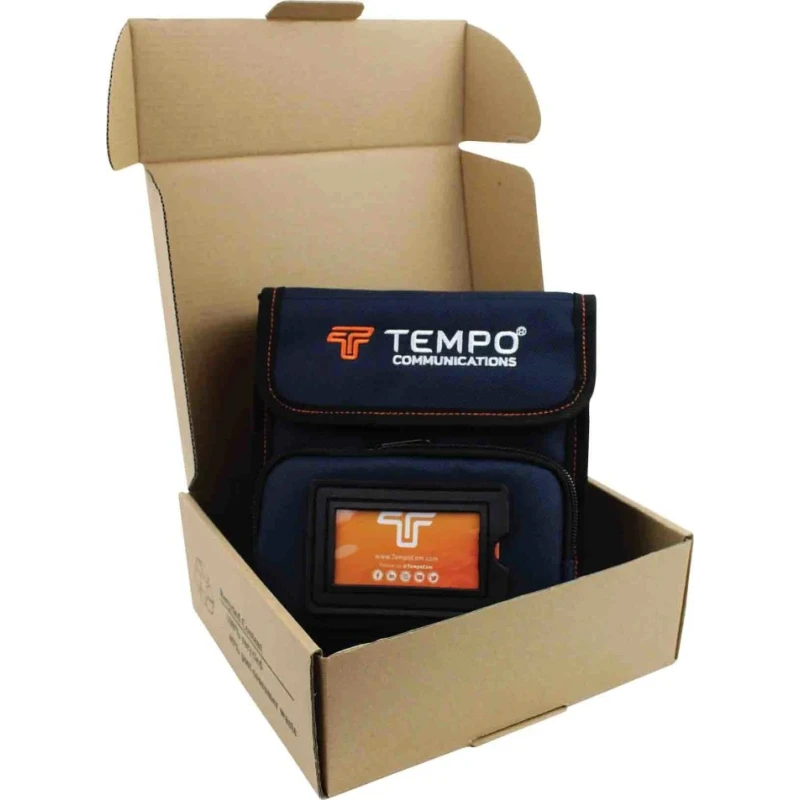 Tempo Single Mode Fibre Optic Test Kit 0.01 dB Resolution Lithium 9V Battery 60h Battery Life SLS535