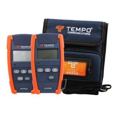 Tempo Fibre Optic Test Kit Single Mode, SC Connector, Lithium Battery, 0.01 dB Resolution, OPM510 SLS535 55500031