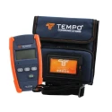 Tempo Single Mode Fibre Optic Test Kit 0.01 dB Resolution Lithium 9V Battery 60h Battery Life SLS535