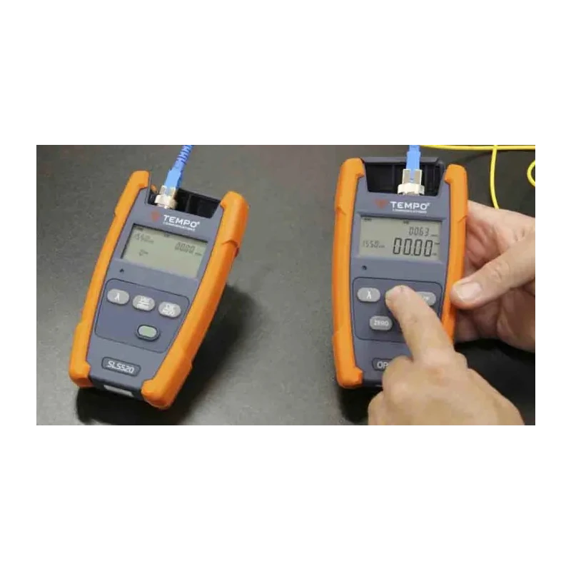 Tempo Fibre Optic Test Kit Single Mode, SC Connector, Lithium Battery, 0.01 dB Resolution, OPM510 SLS535 55500031