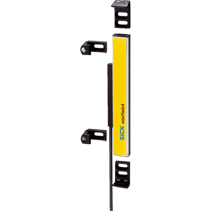 SICK miniTwin4 Series Light Curtain 1 Twin-Stick 14 mm Resolution Type 4 Safety, 24V, 900mm Height 