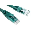 RS PRO Cat6 Ethernet Cable 0.5 m Green RJ45 Male to RJ45 Male U/UTP PVC 557-161