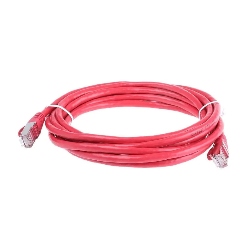 RS PRO Cat5e Ethernet Cable 3 m Red RJ45 Male to RJ45 Male F/UTP PVC 557-200