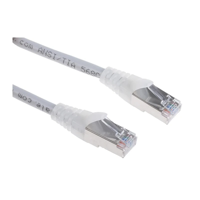 RS PRO Cat5e Ethernet Cable, 3 m, Grey RJ45 Male to RJ45 Male, F/UTP PVC 557-240
