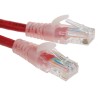 RS PRO Cat5e Ethernet Cable 1 m Red RJ45 Male to RJ45 Male U/UTP PVC 557-262
