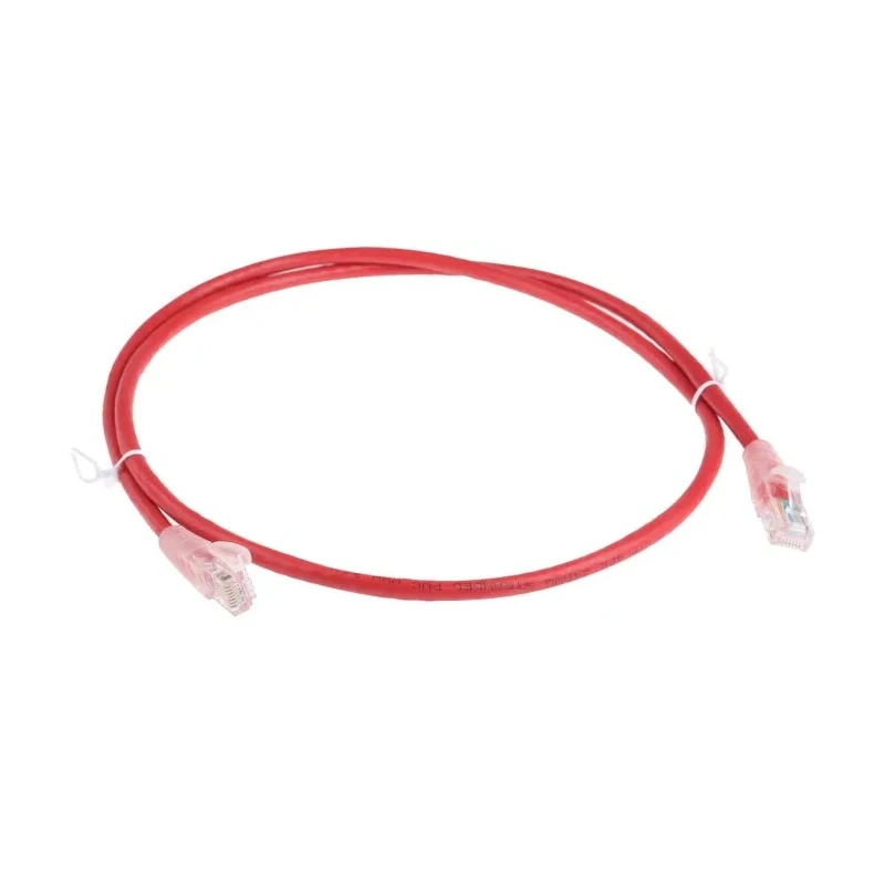 RS PRO Cat5e Ethernet Cable 1 m Red RJ45 Male to RJ45 Male U/UTP PVC 557-262
