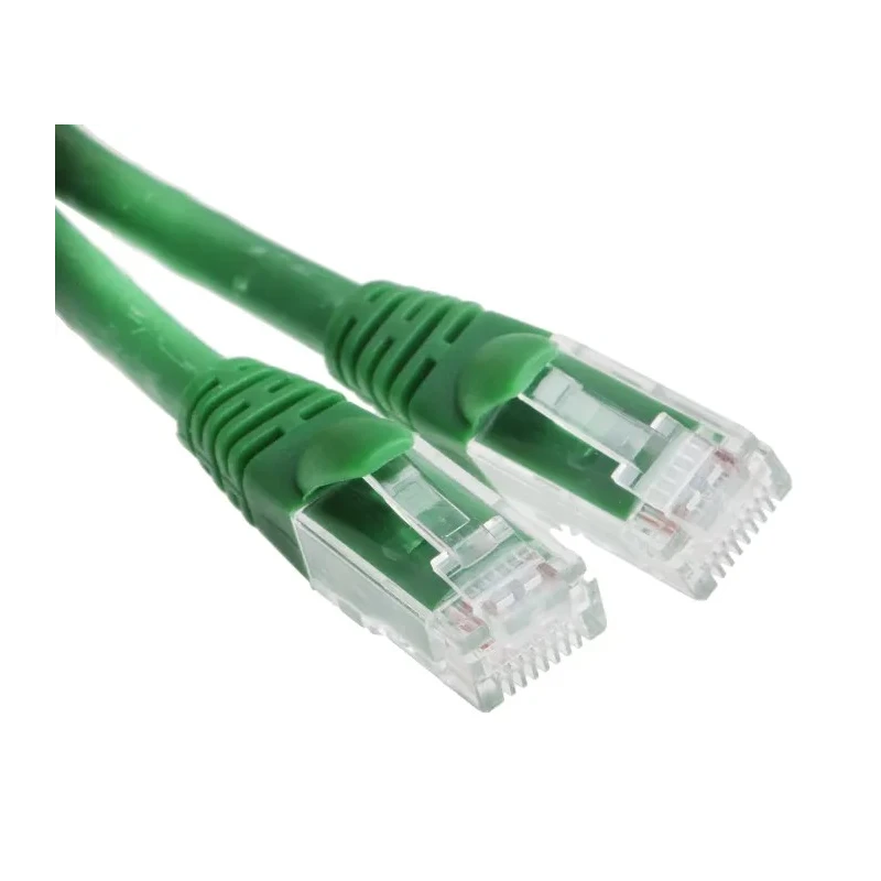 RS PRO Cat6 Ethernet Cable 0.5 m Green RJ45 Male to RJ45 Male U/UTP Low Smoke Zero Halogen 557-256