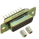 Amphenol India Panel Mount 15 Way Straight 2.77 mm Pitch Female D-Sub Connector, 7.5A, 1000V M24308/23-8F
