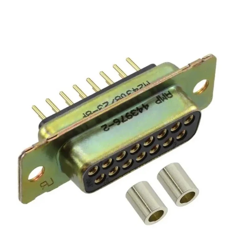 Amphenol India Panel Mount 15 Way Straight 2.77 mm Pitch Female D-Sub Connector, 7.5A, 1000V M24308/23-8F