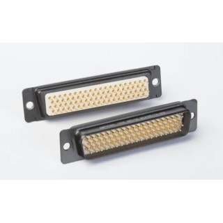 Amphenol India Panel Mount D-Sub Connector 44 Way Straight 2.21 mm Pitch, 7.5A, 1000V, Gold Plated Copper M24308/24-69F