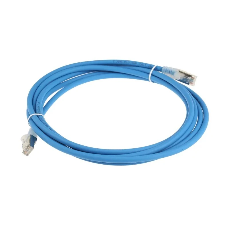RS PRO Cat6 Ethernet Cable 3m Blue RJ45 Male to RJ45 Male F/UTP Low Smoke Zero Halogen 557-307