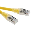 RS PRO Cat6 Ethernet Cable 5 m Yellow RJ45 Male to RJ45 Male F/UTP Low Smoke Zero Halogen 557-301