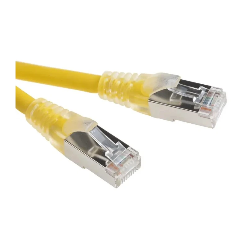 RS PRO Cat6 Ethernet Cable 5 m Yellow RJ45 Male to RJ45 Male F/UTP Low Smoke Zero Halogen 557-301