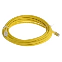RS PRO Cat6 Ethernet Cable 5 m Yellow RJ45 Male to RJ45 Male F/UTP Low Smoke Zero Halogen 557-301