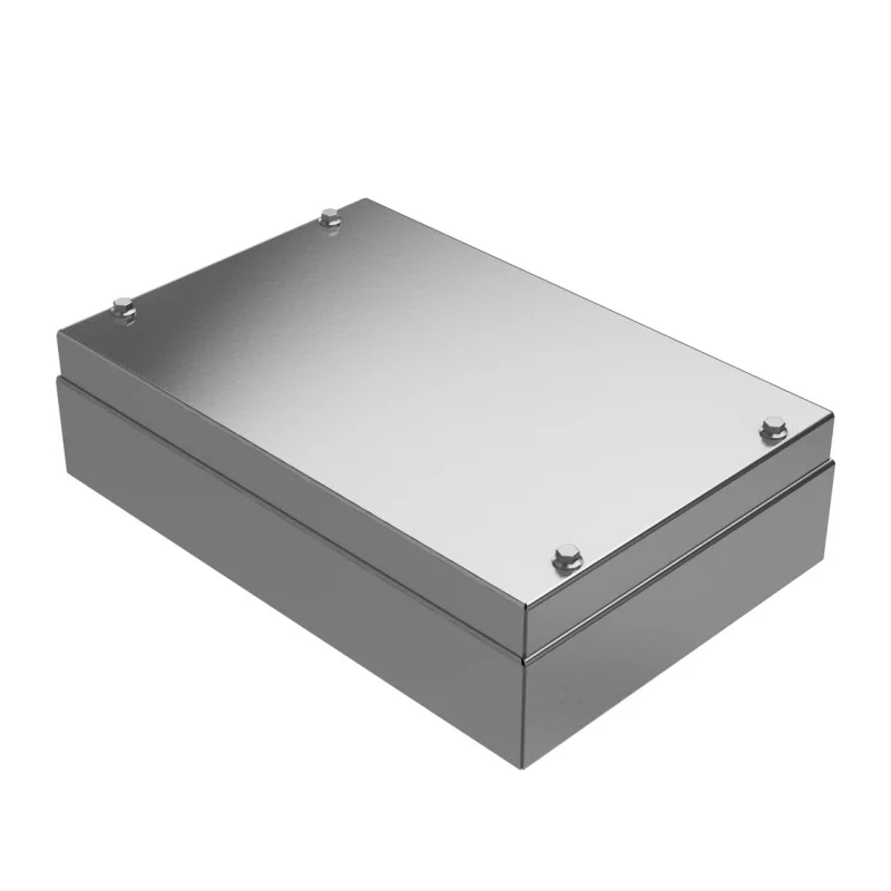 RS PRO 304 Stainless Steel Grey General Purpose Enclosure IP66 IK08 IK09 200 mm x 80 mm x 300 mm IP66