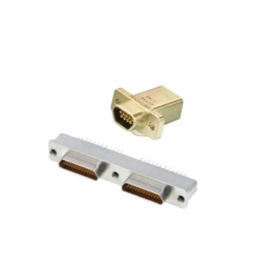 Amphenol Canada 15 Way Straight 0.5 mm Pitch Micro-D Cable D-Sub Connector Male M83513/01-BN
