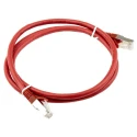 RS PRO Cat6 Ethernet Cable 1 m Red RJ45 Male to RJ45 Male F/UTP Low Smoke Zero Halogen 557-335