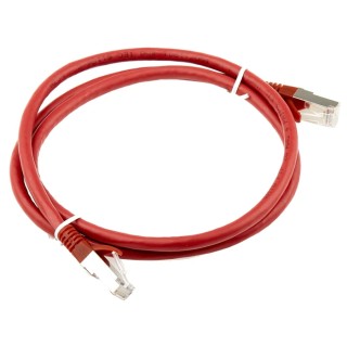 RS PRO Cat6 Ethernet Cable 1 m Red RJ45 Male to RJ45 Male F/UTP Low Smoke Zero Halogen 557-335