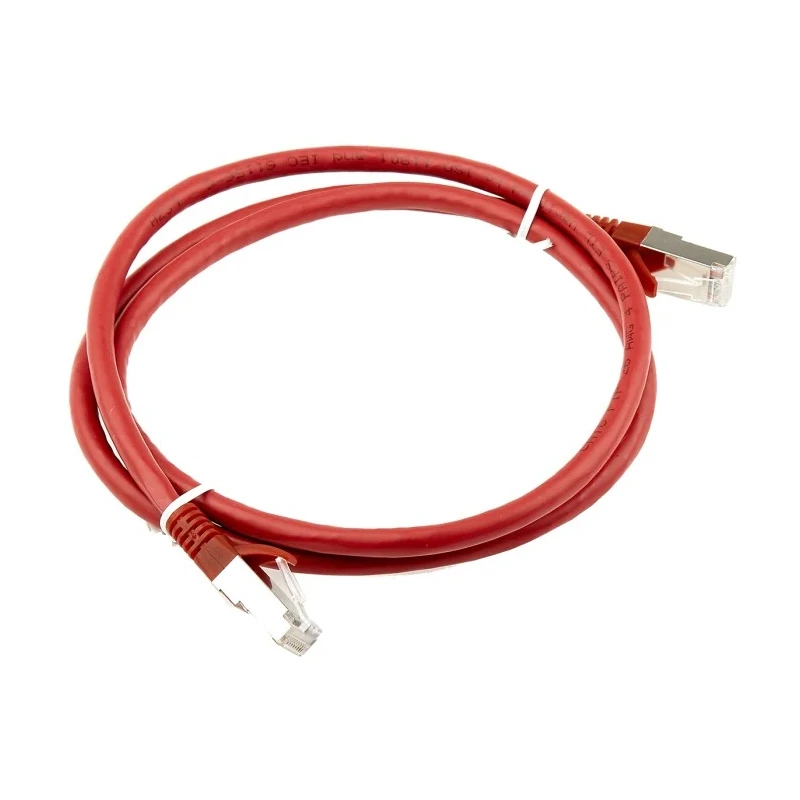 RS PRO Cat6 Ethernet Cable 1 m Red RJ45 Male to RJ45 Male F/UTP Low Smoke Zero Halogen 557-335