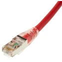 RS PRO Cat6 Ethernet Cable 1 m Red RJ45 Male to RJ45 Male F/UTP Low Smoke Zero Halogen 557-335