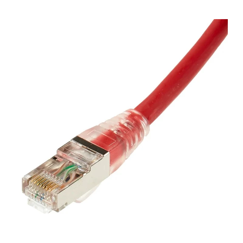 RS PRO Cat6 Ethernet Cable 1 m Red RJ45 Male to RJ45 Male F/UTP Low Smoke Zero Halogen 557-335