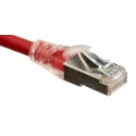 RS PRO Cat6 Ethernet Cable 1 m Red RJ45 Male to RJ45 Male F/UTP Low Smoke Zero Halogen 557-335