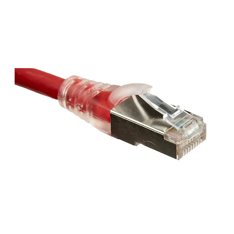 RS PRO Cat6 Ethernet Cable 1 m Red RJ45 Male to RJ45 Male F/UTP Low Smoke Zero Halogen 557-335