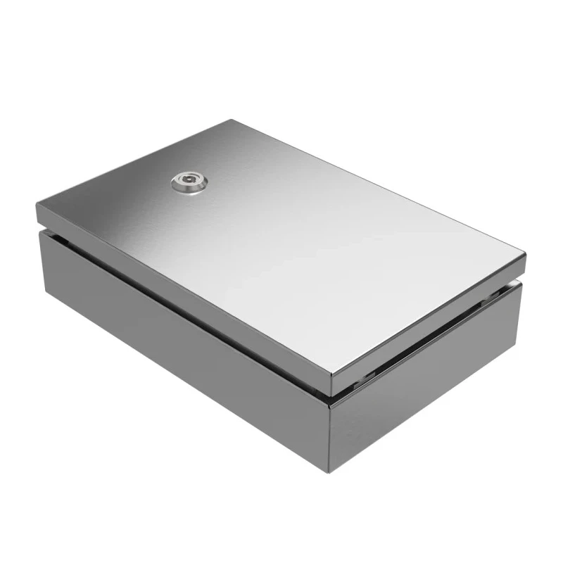 RS PRO 304 Stainless Steel Wall Box IP66 Durable Industrial Enclosure, 200 mm x 300 mm IP66