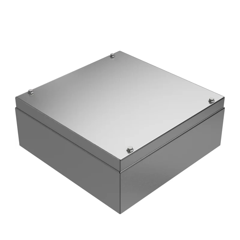 RS PRO Grey Natural Lid 304 Stainless Steel General Purpose Enclosure IP66 IK08 IK09 300mm x 120mm x 300mm IP66