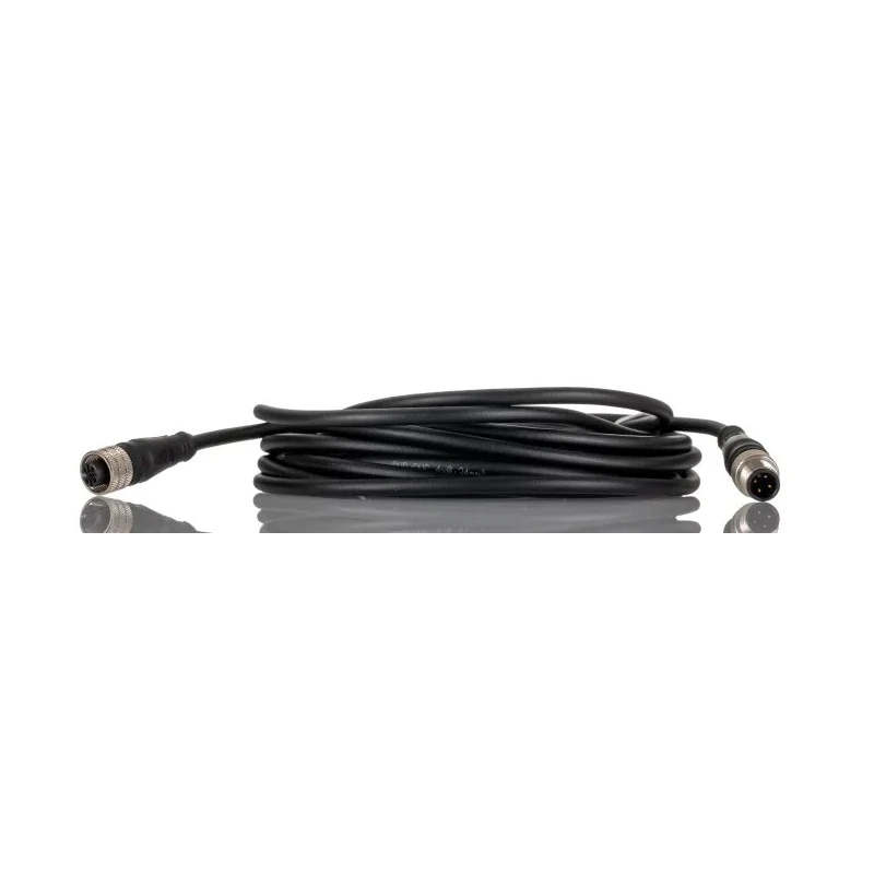 Molex Female 4 Way Straight to Male Straight Sensor Actuator Cable 5 m 250V IP67 1200070490