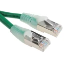 RS PRO Cat5e Ethernet Cable, 10 m, Green RJ45 Male to RJ45 Male, F/UTP PVC 557-389