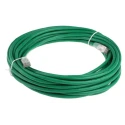 RS PRO Cat5e Ethernet Cable, 10 m, Green RJ45 Male to RJ45 Male, F/UTP PVC 557-389