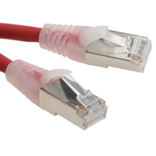 RS PRO Cat6 Ethernet Cable 5 m Red RJ45 Male to RJ45 Male F/UTP Low Smoke Zero Halogen 557-345