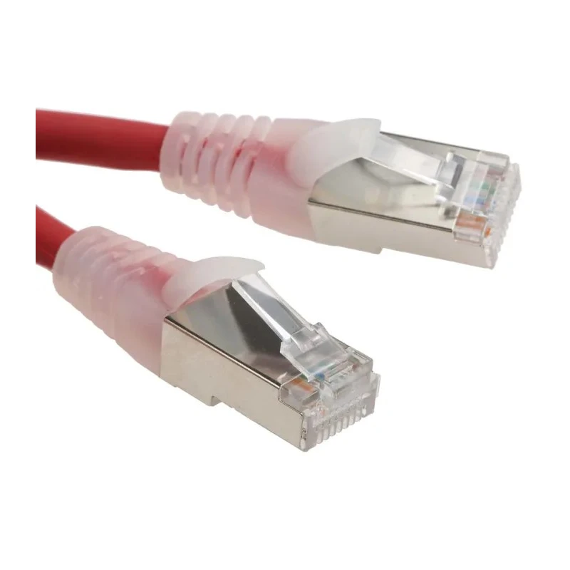 RS PRO Cat6 Ethernet Cable 5 m Red RJ45 Male to RJ45 Male F/UTP Low Smoke Zero Halogen 557-345