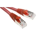 RS PRO Cat6 Ethernet Cable 0.5 m Red RJ45 Male to RJ45 Male F/UTP Low Smoke Zero Halogen 557-351
