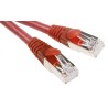 RS PRO Cat6 Ethernet Cable 0.5 m Red RJ45 Male to RJ45 Male F/UTP Low Smoke Zero Halogen 557-351