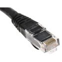RS PRO Cat6 Ethernet Cable, 10 m, Black RJ45 Male to RJ45 Male, U/UTP Low Smoke Zero Halogen 557-373