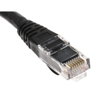 RS PRO Cat6 Ethernet Cable, 10 m, Black RJ45 Male to RJ45 Male, U/UTP Low Smoke Zero Halogen 557-373