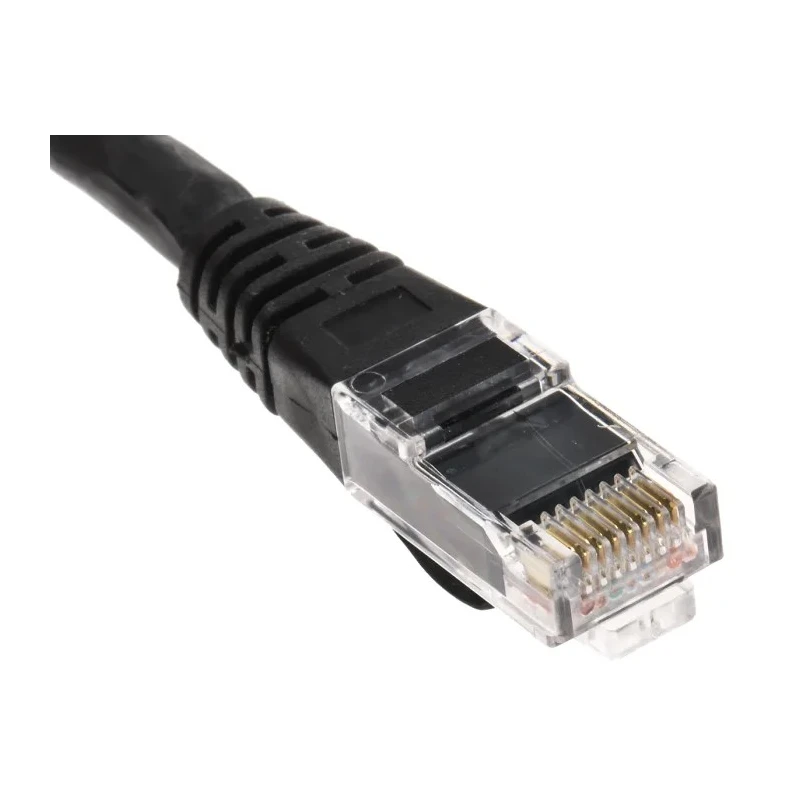 RS PRO Cat6 Ethernet Cable, 10 m, Black RJ45 Male to RJ45 Male, U/UTP Low Smoke Zero Halogen 557-373