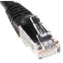 RS PRO Cat6 Ethernet Cable, 10 m, Black RJ45 Male to RJ45 Male, U/UTP Low Smoke Zero Halogen 557-373