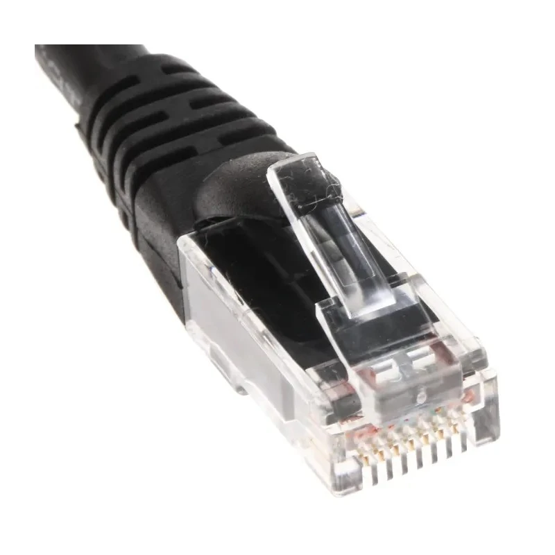 RS PRO Cat6 Ethernet Cable, 10 m, Black RJ45 Male to RJ45 Male, U/UTP Low Smoke Zero Halogen 557-373