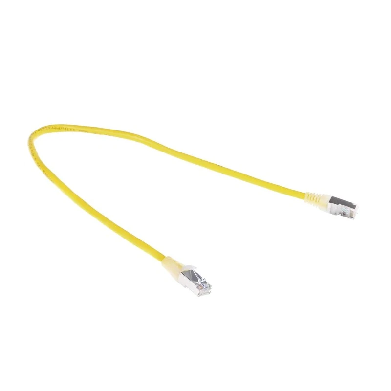RS PRO Cat5e Ethernet Cable, 0.5 m, Yellow RJ45 Male to RJ45 Male, F/UTP PVC 557-395