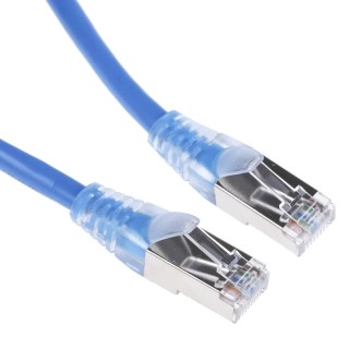 RS PRO Cat5e Ethernet Cable 2 m Blue RJ45 Male to RJ45 Male F/UTP PVC 557-418