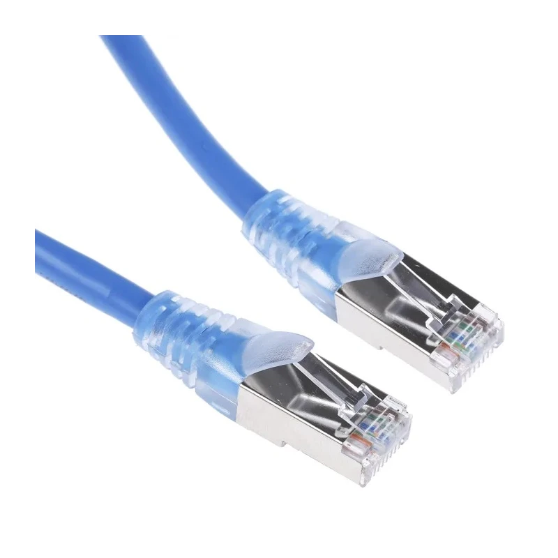 RS PRO Cat5e Ethernet Cable 2 m Blue RJ45 Male to RJ45 Male F/UTP PVC 557-418