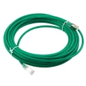RS PRO Cat6 Ethernet Cable 10 m Green RJ45 Male to RJ45 Male F/UTP Low Smoke Zero Halogen 557-420