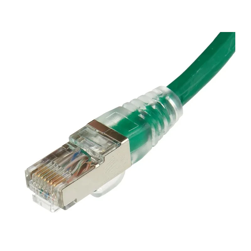 RS PRO Cat6 Ethernet Cable 2 m Green RJ45 Male to RJ45 Male F/UTP Low Smoke Zero Halogen 557-436