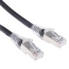 RS PRO Cat6 Ethernet Cable 5 m Low Smoke Zero Halogen Black RJ45 Male to RJ45 Male 557-424